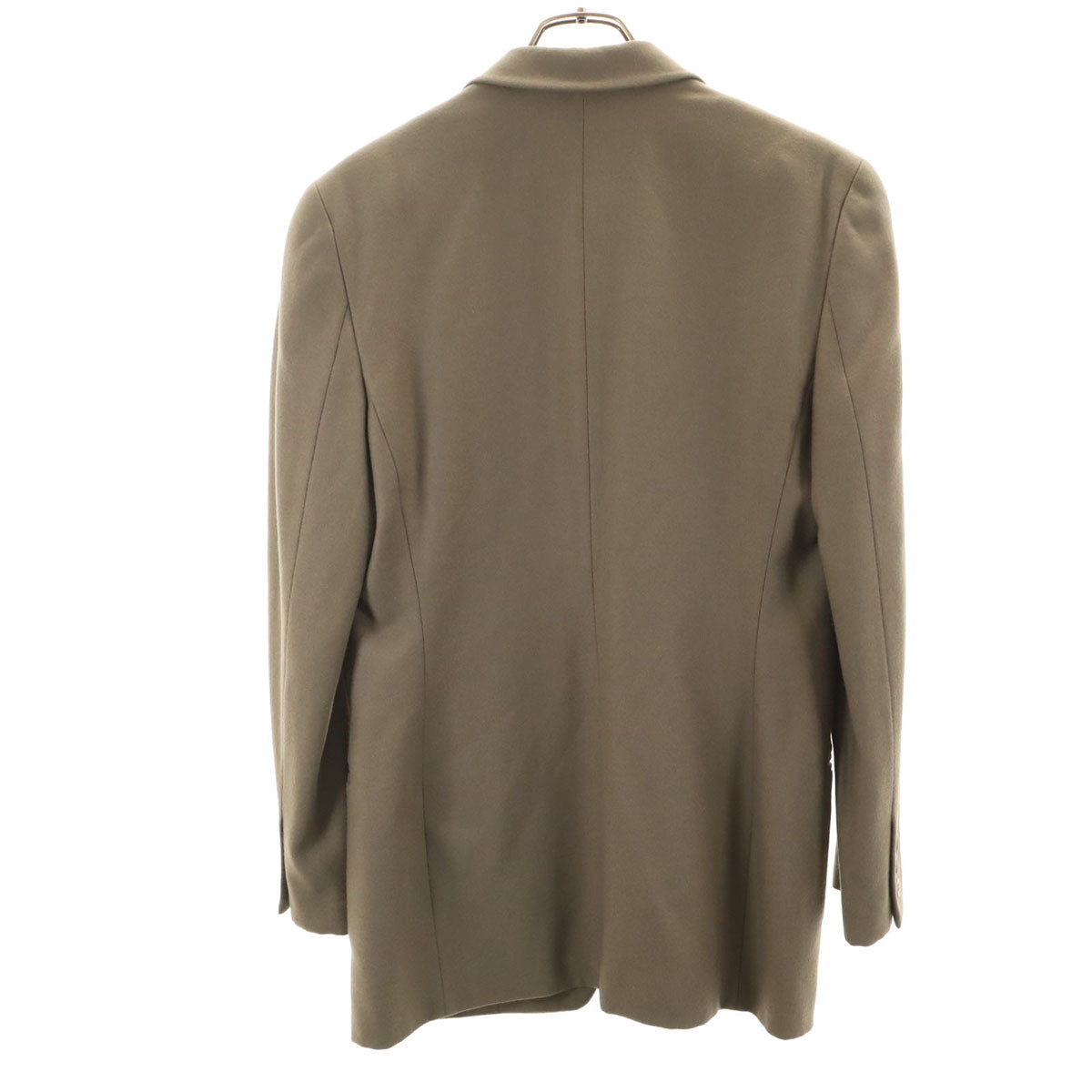 Emporio Armani エンポリオアルマーニ 90s 日本製 ウール オールド テーラードジャケット 42 ベージュ レディース