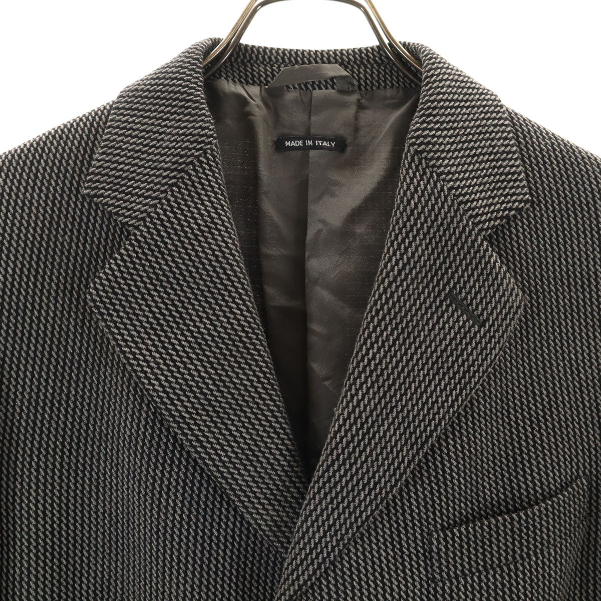GIORGIO ARMANI ジョルジオアルマーニ イタリア製 ウールブレンド テーラードジャケット 46 グレー系 メンズ