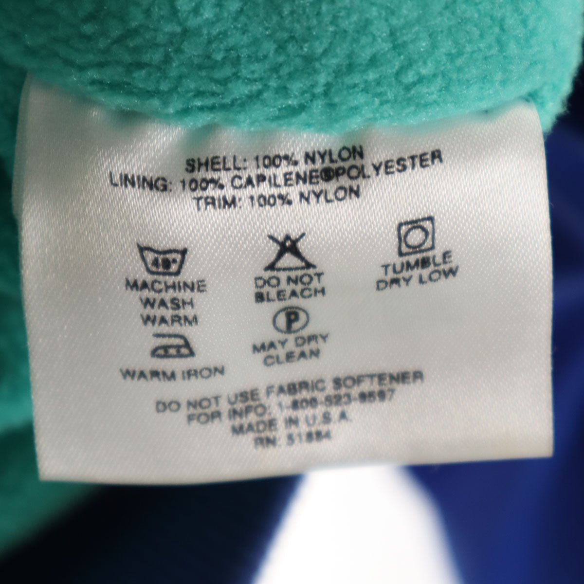 patagonia パタゴニア 90s USA製 レジスター ナイロンジャケット S ブルー アウトドア 43111 メンズ