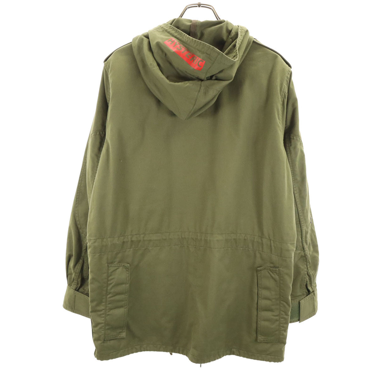 HYSTERIC GLAMOUR ヒステリックグラマー 日本製 ライナー付き ミリタリーコート M グリーン メンズ