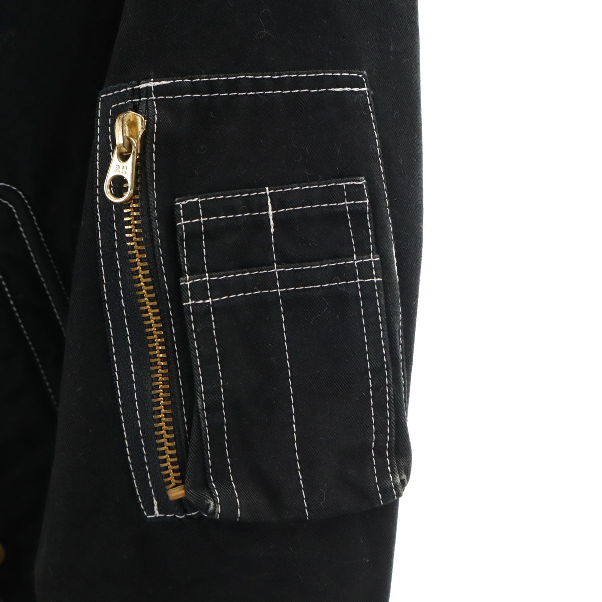 PINK HOUSE ピンクハウス ジップ ブルゾン ブラック MA-1タイプ メンズ