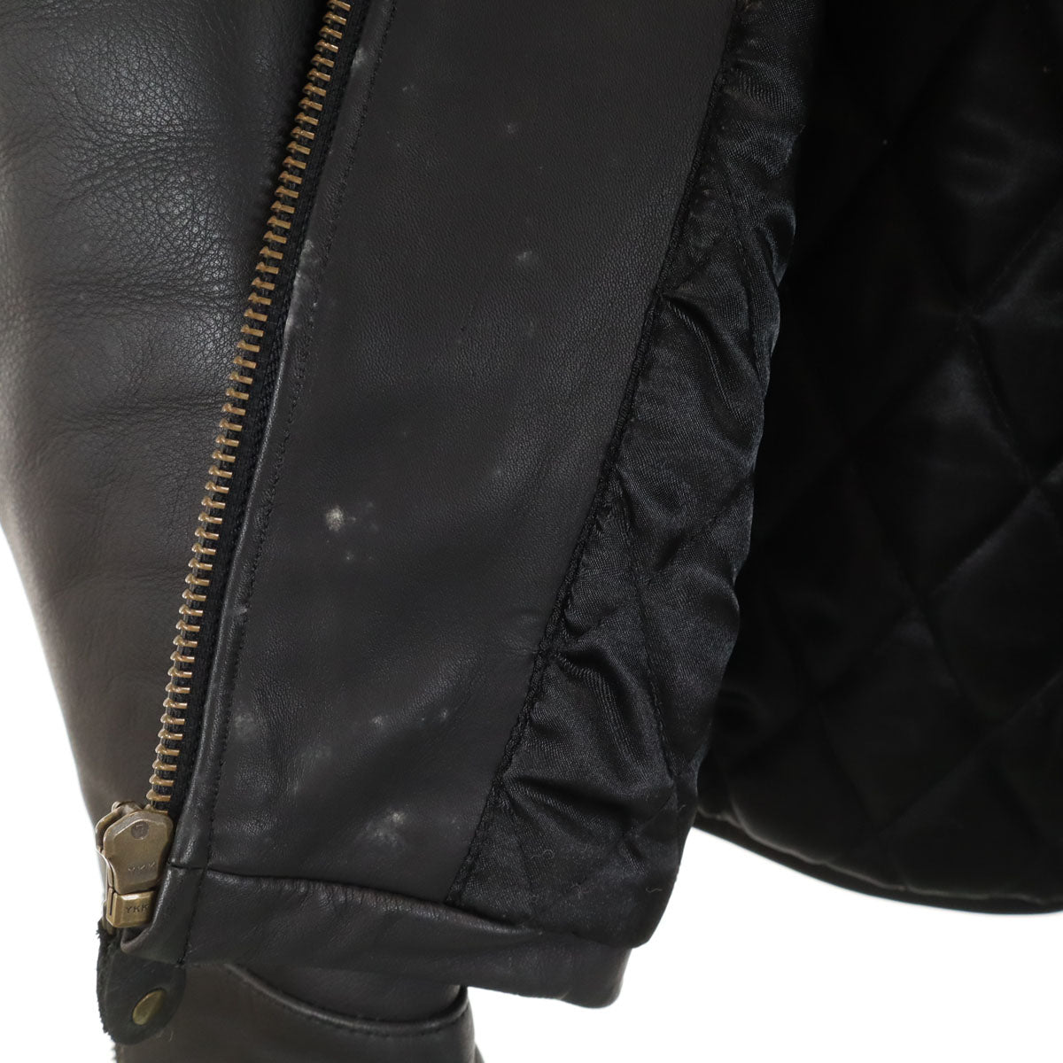 HARLEY DAVIDSON ハーレーダビッドソン 本革レザー ライダースジャケット 36 ブラック シングル メンズ