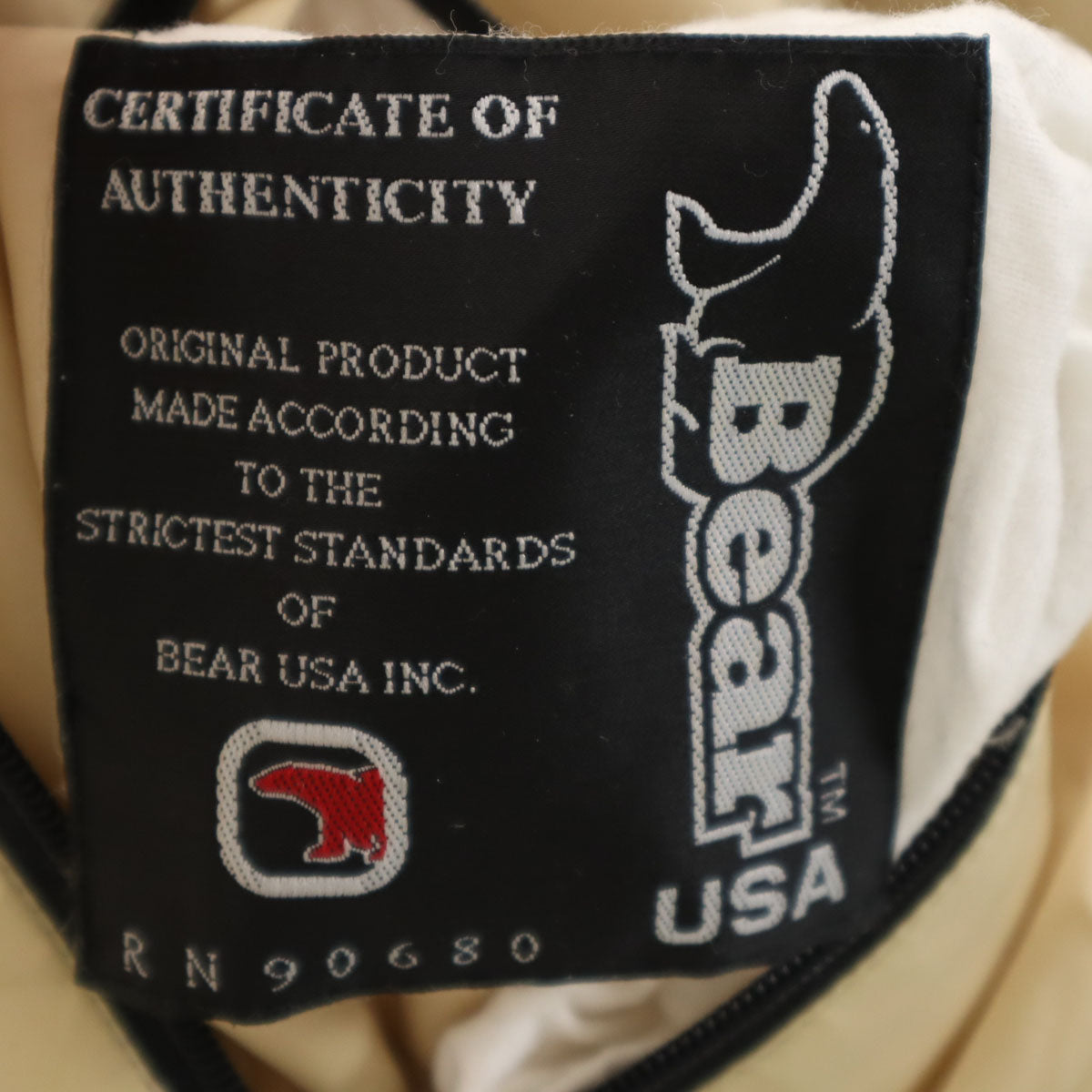 Bear USA ベアーユーエスエー カモフラ ダウンジャケット L カーキ リバーシブル レディース