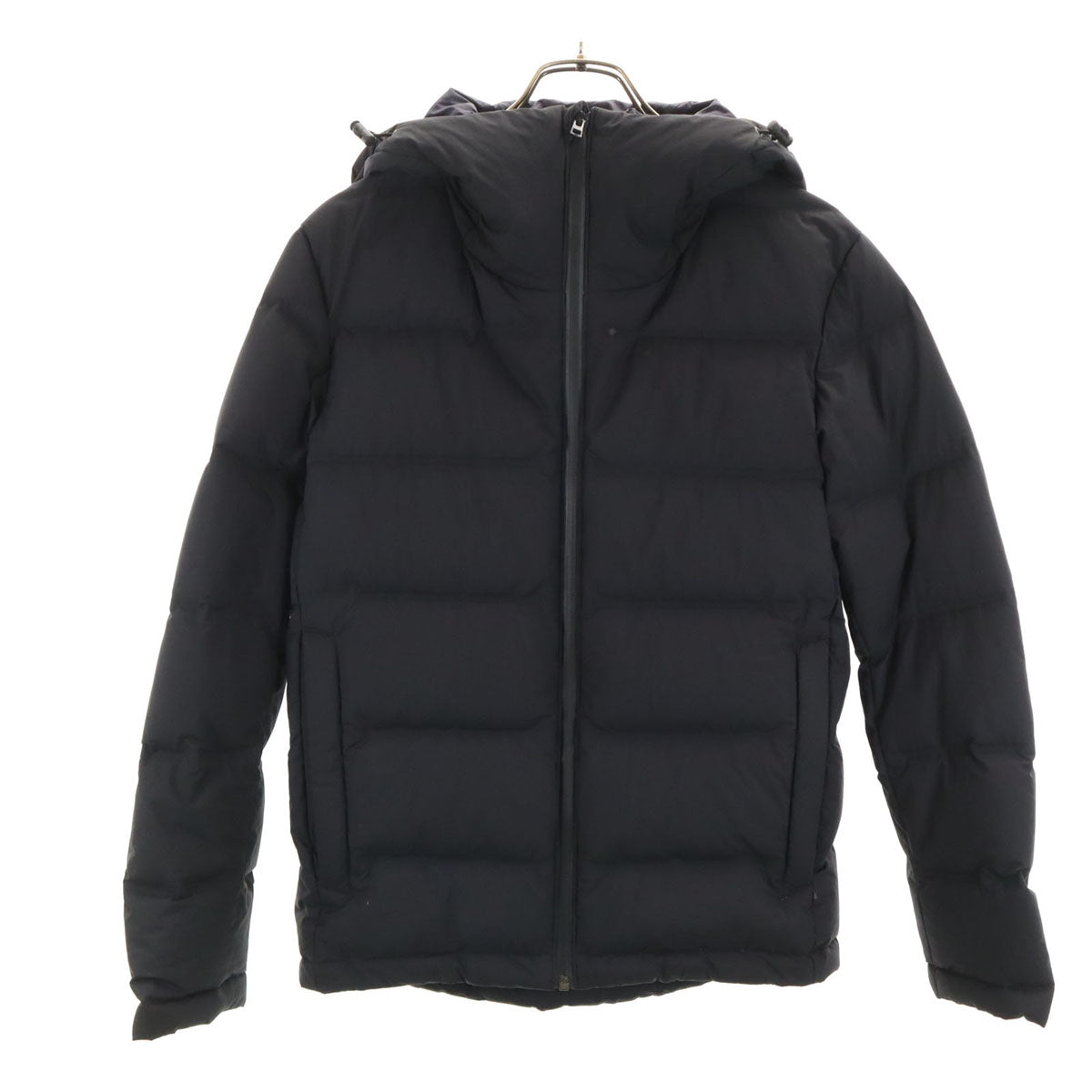 UNIQLO ユニクロ 長袖 シームレス ダウンパーカー S ブラック メンズ