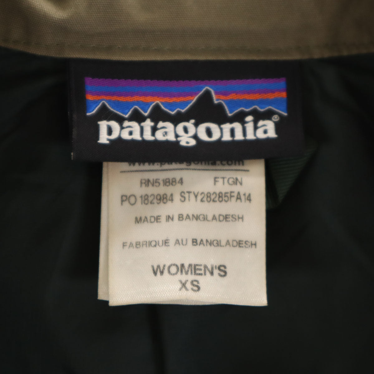 patagonia パタゴニア TOGGIE ダウンベスト XS オリーブ系 28285FA14 アウトドア レディース