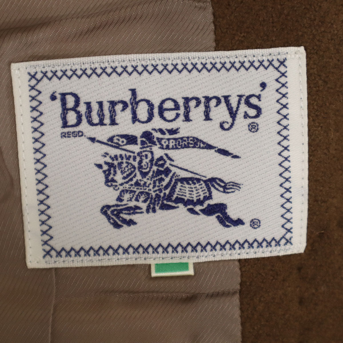 Burberrys バーバリーズ 90s カシミヤブレンド オールド ダブル テーラードジャケット 9AB2 ブラウン レディース