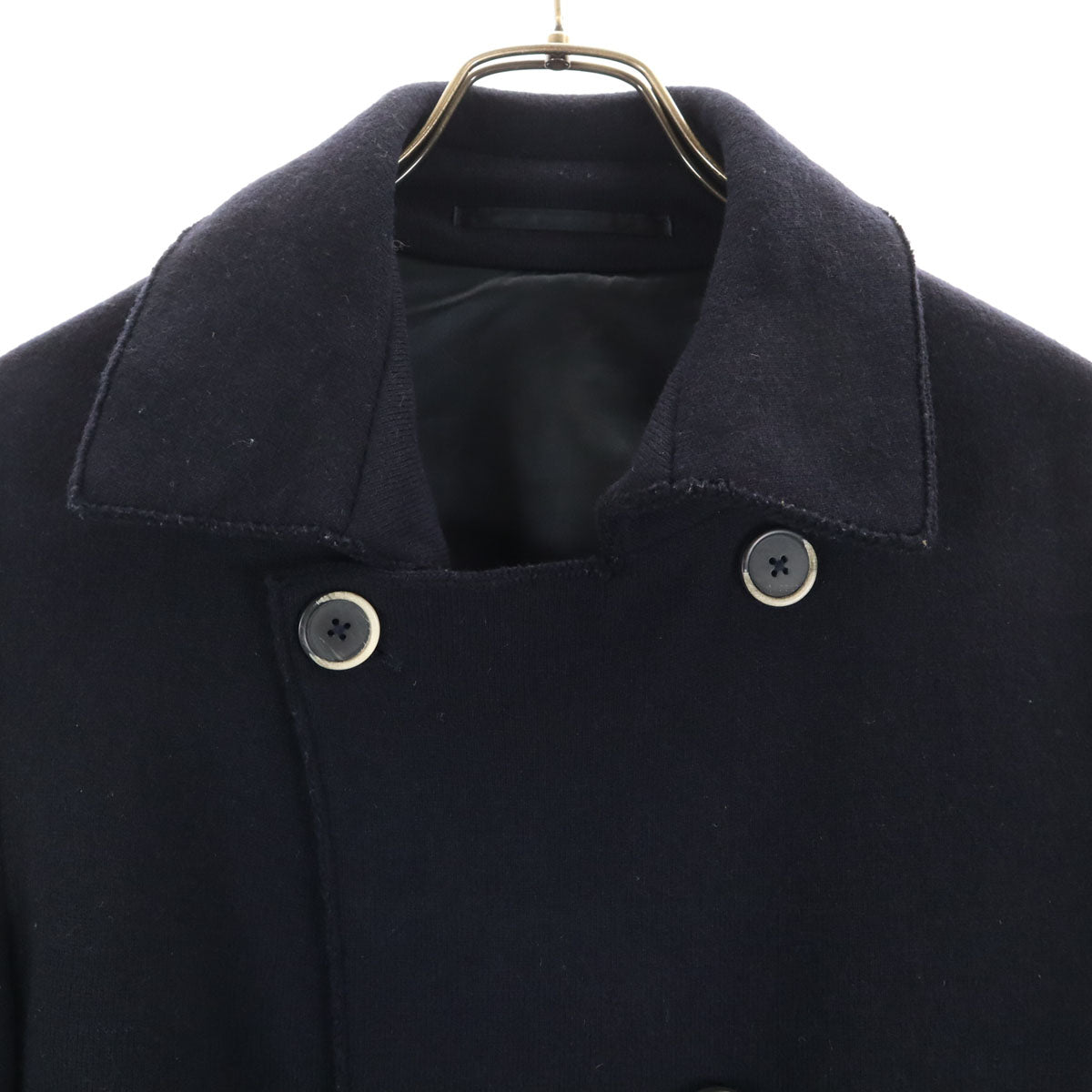 BARENA バレナ イタリア製 ニット ピーコート 48 ネイビー Pコート メンズ