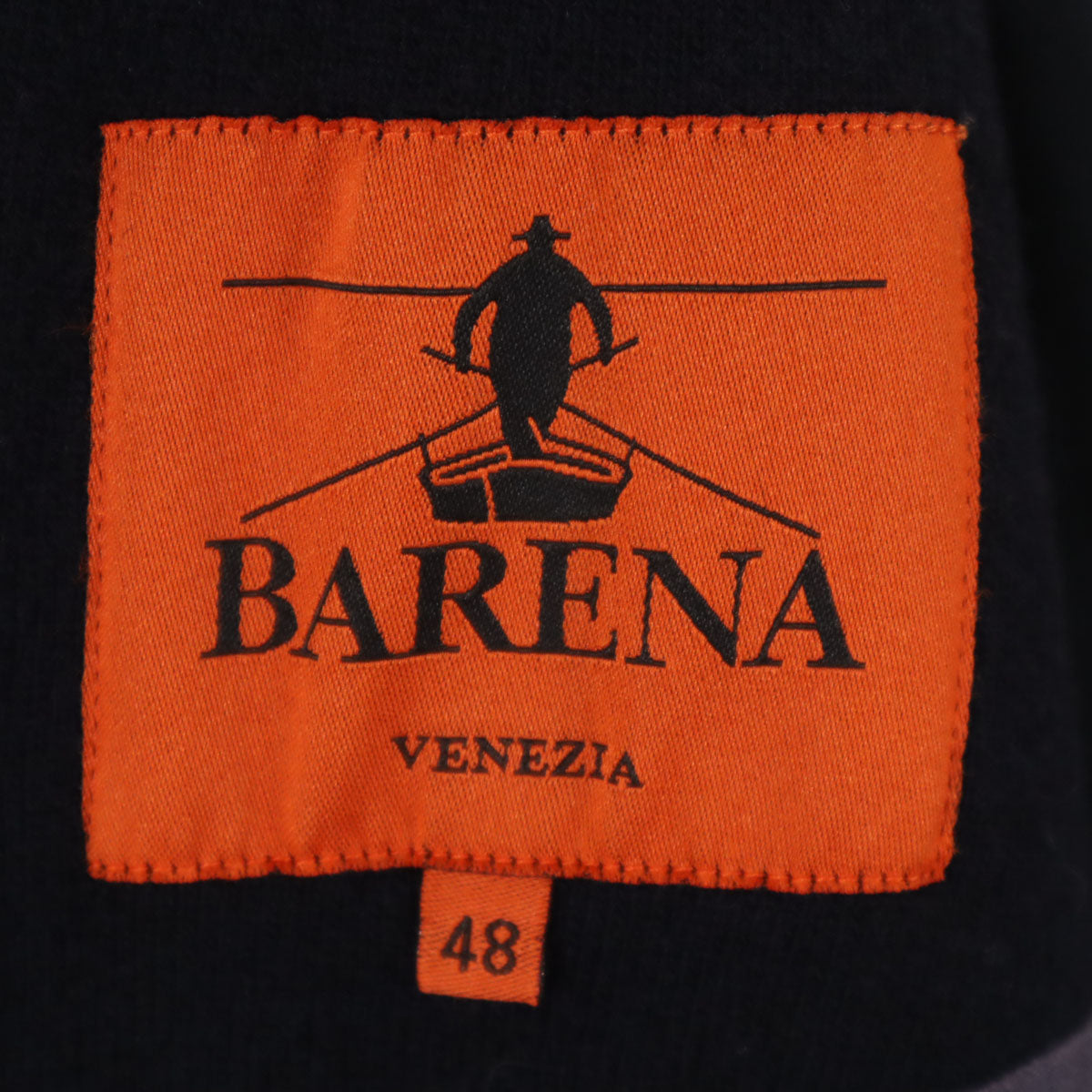 BARENA バレナ イタリア製 ニット ピーコート 48 ネイビー Pコート メンズ