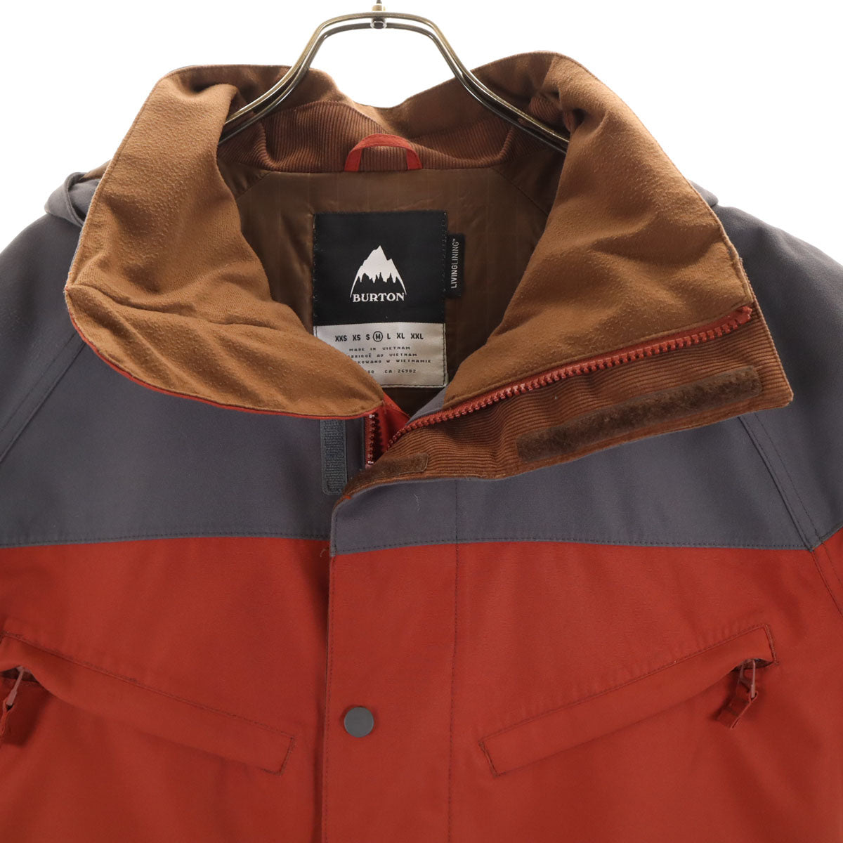 BURTON バートン スノーボード ブリーチ ジャケット M ブラウン 中綿 メンズ