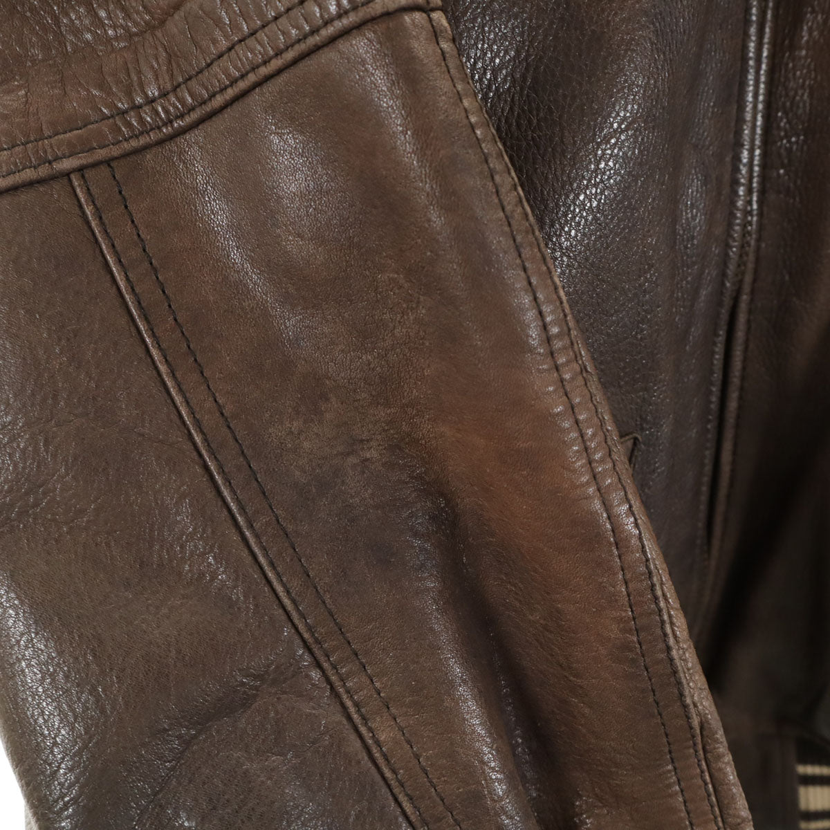 AVIREX アヴィレックス 90s オールド レザージャケット S ブラウン ブルゾン メンズ