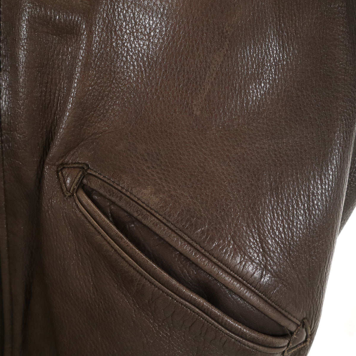 AVIREX アヴィレックス 90s オールド レザージャケット S ブラウン ブルゾン メンズ