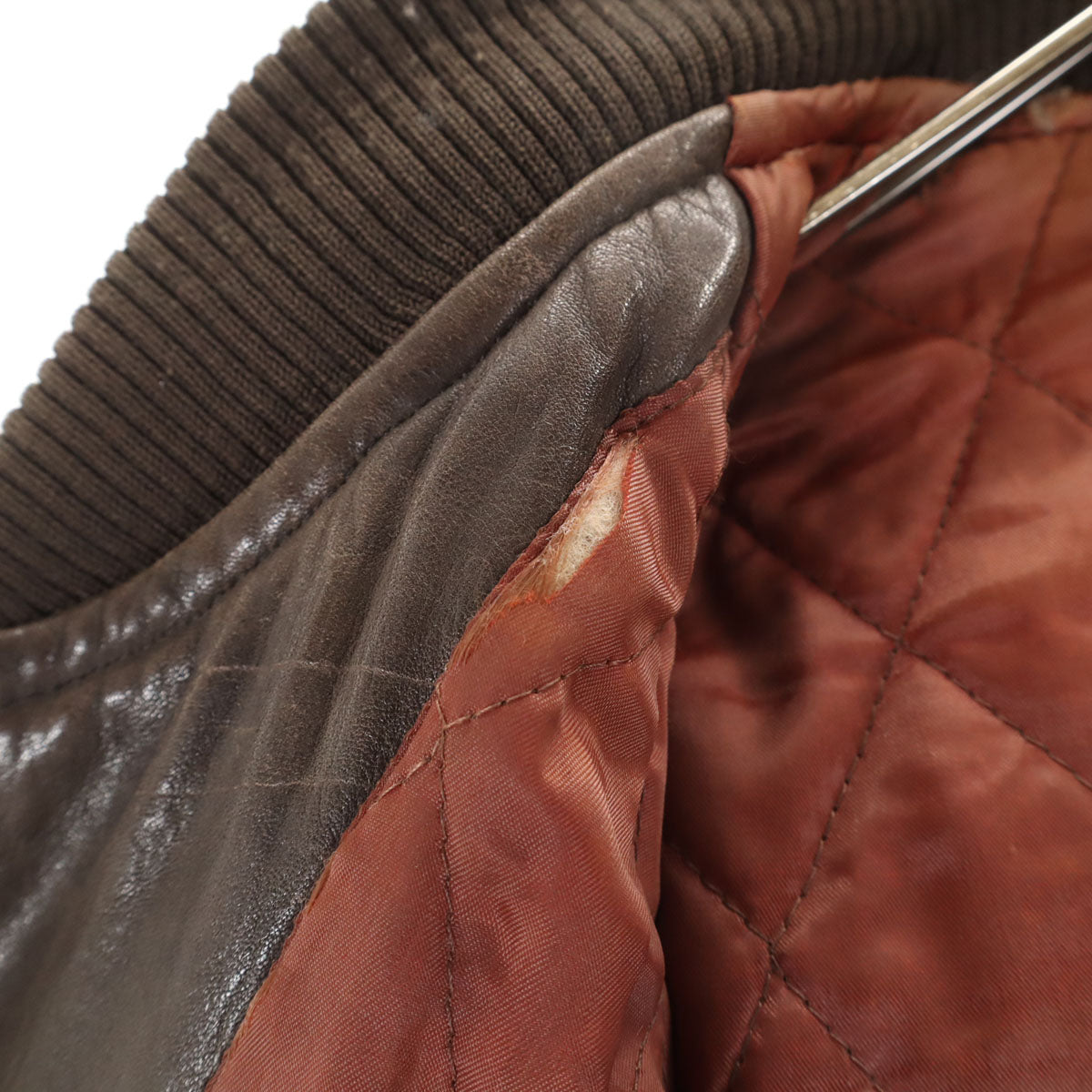 AVIREX アヴィレックス 90s オールド レザージャケット S ブラウン ブルゾン メンズ