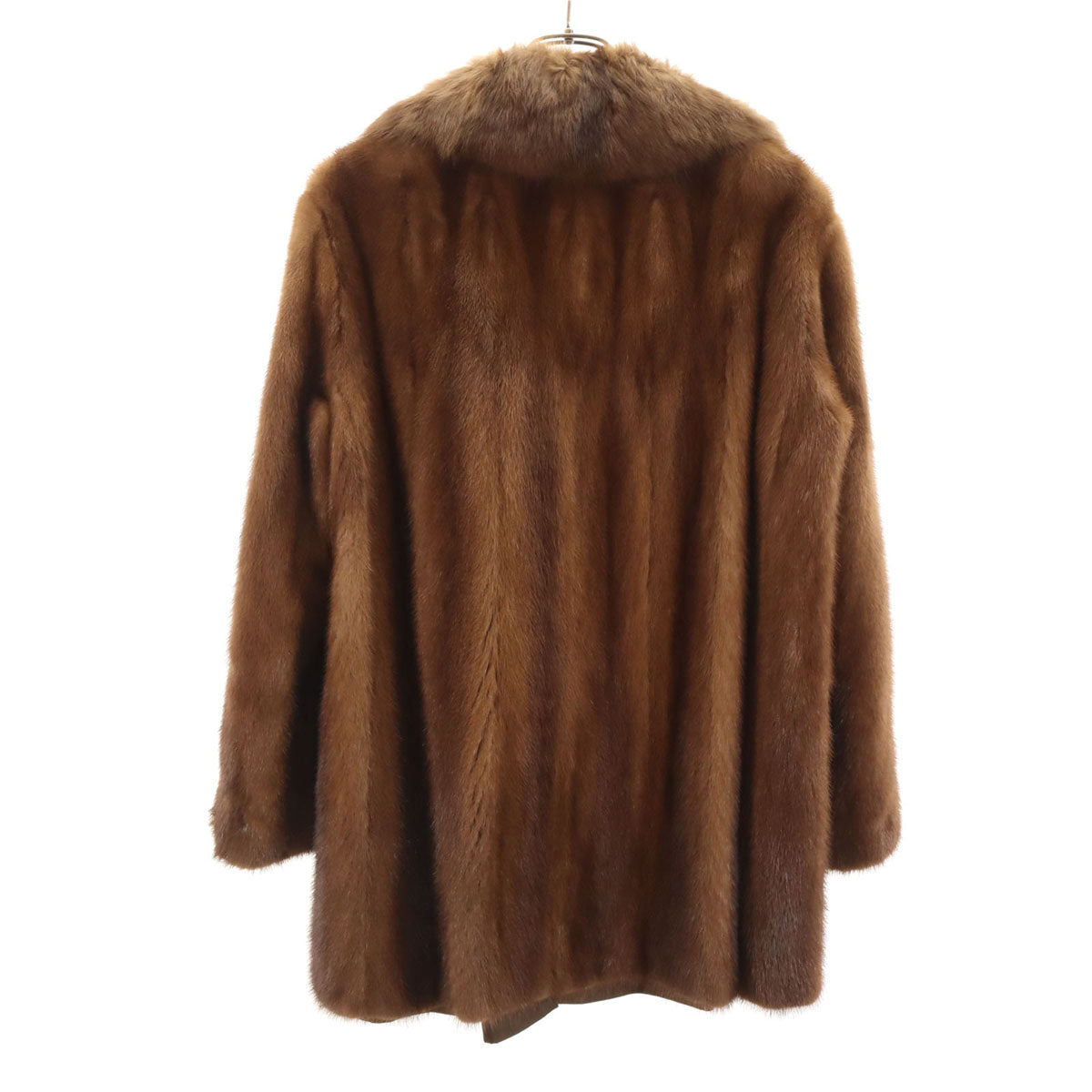 毛皮コート ブラウン レディース