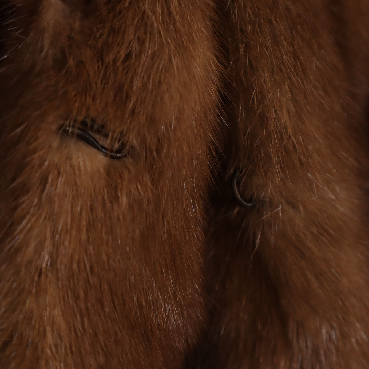 毛皮コート ブラウン レディース