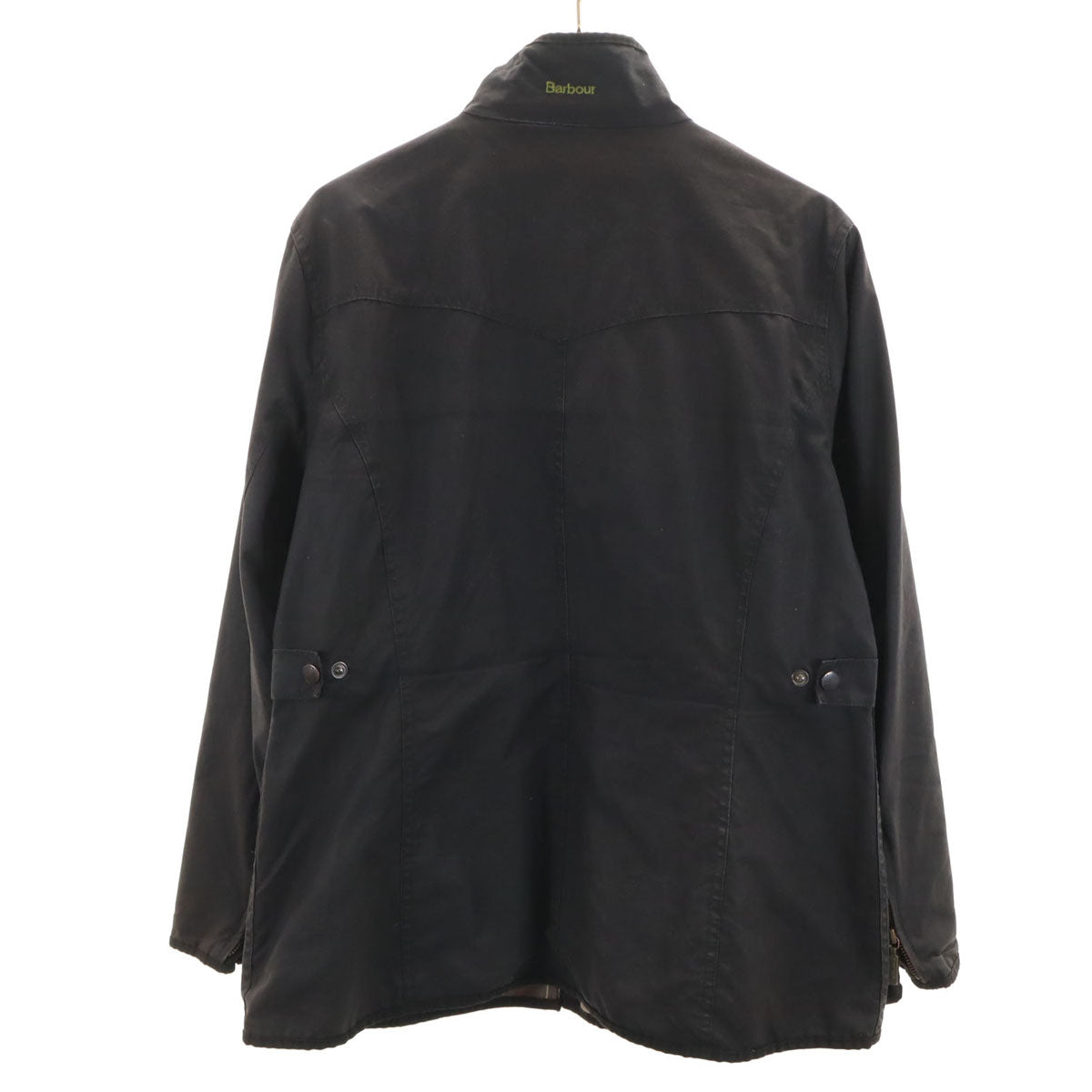 Barbour バブアー 英国製 3ワラント SMU UTILITY オイルドジャケット 14 ブラック ワックス レディース