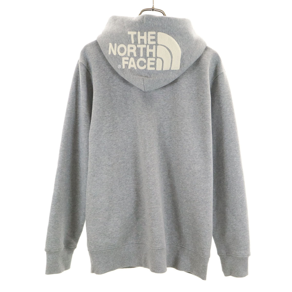 THE NORTH FACE ノースフェイス 長袖 リアビュー ジップパーカー M グレー NT11530 アウトドア 裏起毛 メンズ