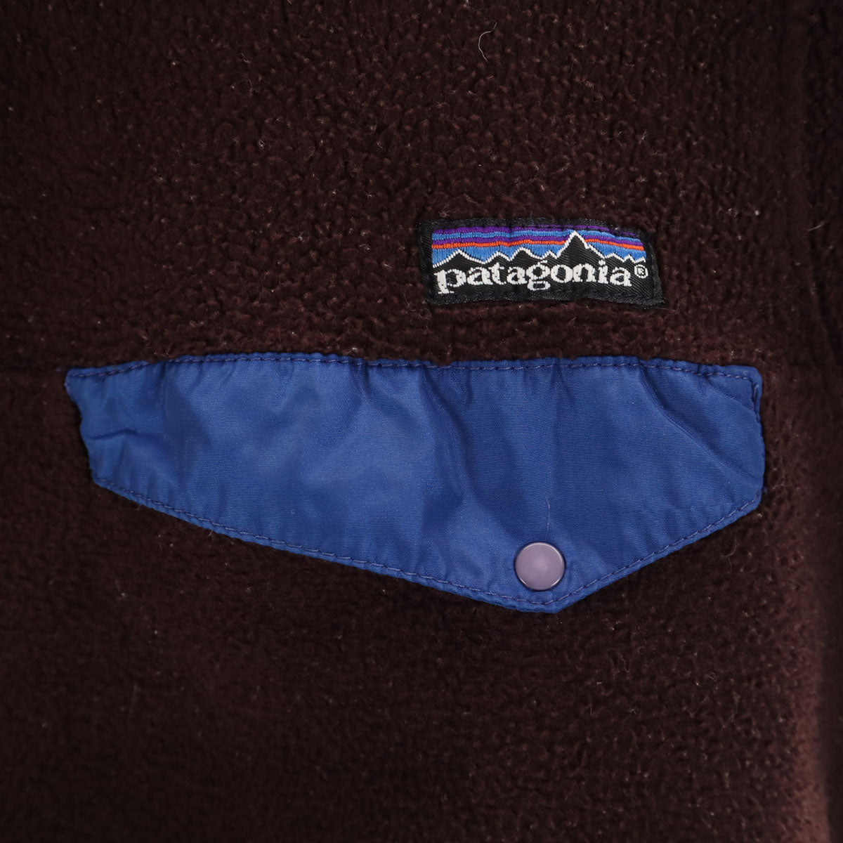 patagonia パタゴニア 90s オールド レジスター スナップT フリースジャケット M ブラウン系 プルオーバー アウトドア 25590 メンズ