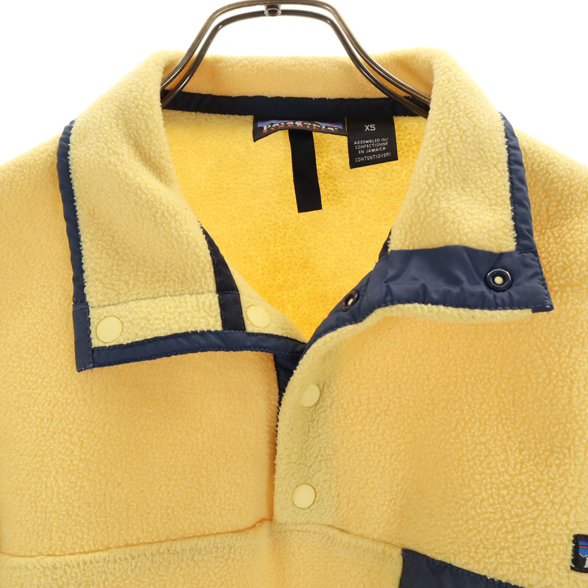 patagonia パタゴニア 00s オールド スナップT フリースジャケット XS イエロー プルオーバー アウトドア 25590 メンズ