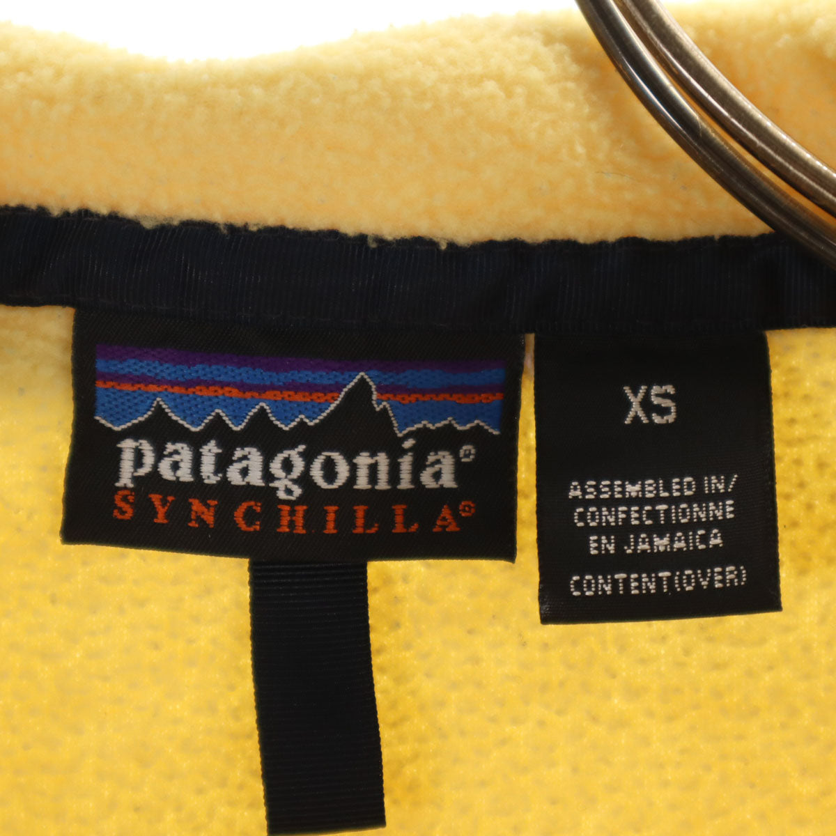 patagonia パタゴニア 00s オールド スナップT フリースジャケット XS イエロー プルオーバー アウトドア 25590 メンズ