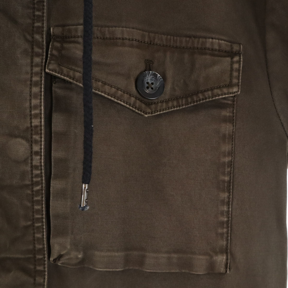 DIESEL ディーゼル ニット切替 フードジャケット S グレージュ レディース