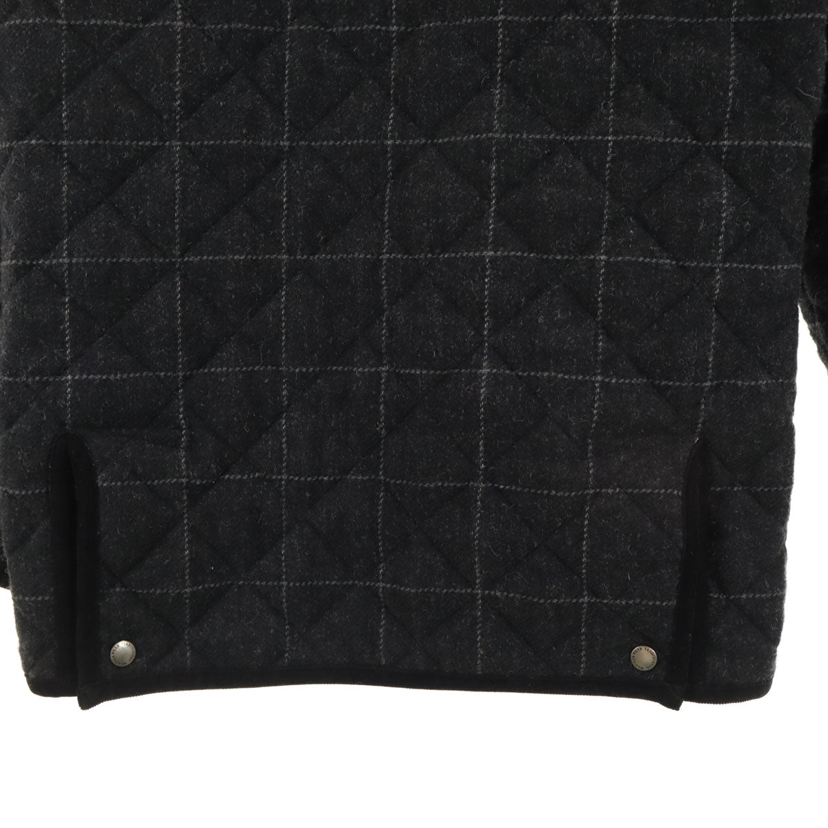 TRADITIONAL WEATHER WEAR トラディショナル ウェザーウェア ウールブレンド キルティングジャケット 36 グレー レディース