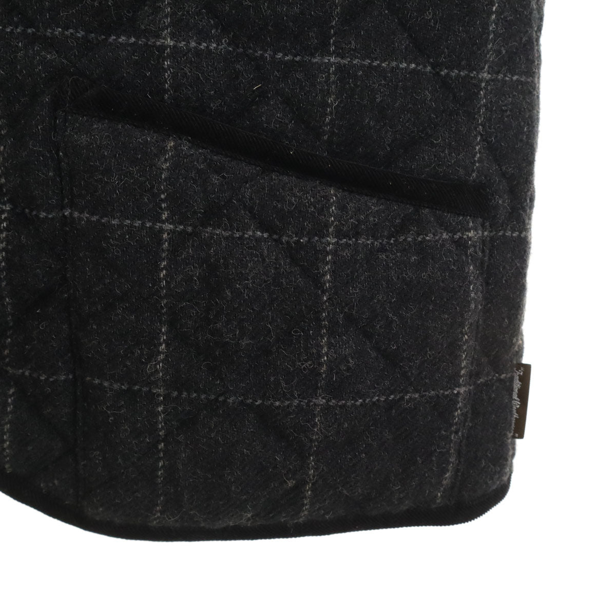 TRADITIONAL WEATHER WEAR トラディショナル ウェザーウェア ウールブレンド キルティングジャケット 36 グレー レディース