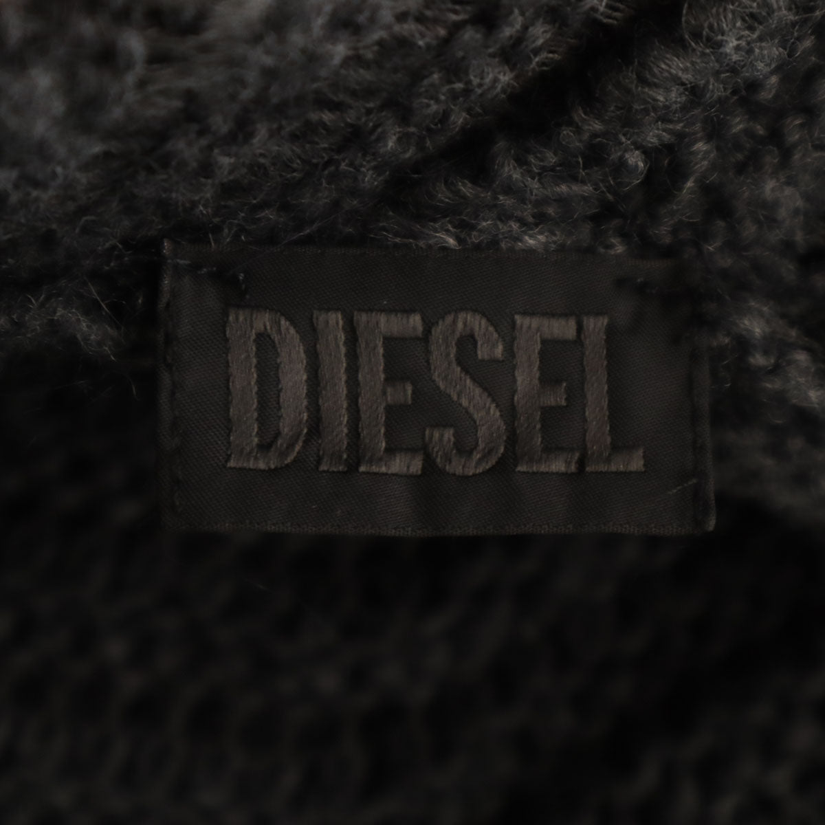 DIESEL ディーゼル イタリア製 長袖 ニット カーディガン S グレー レディース