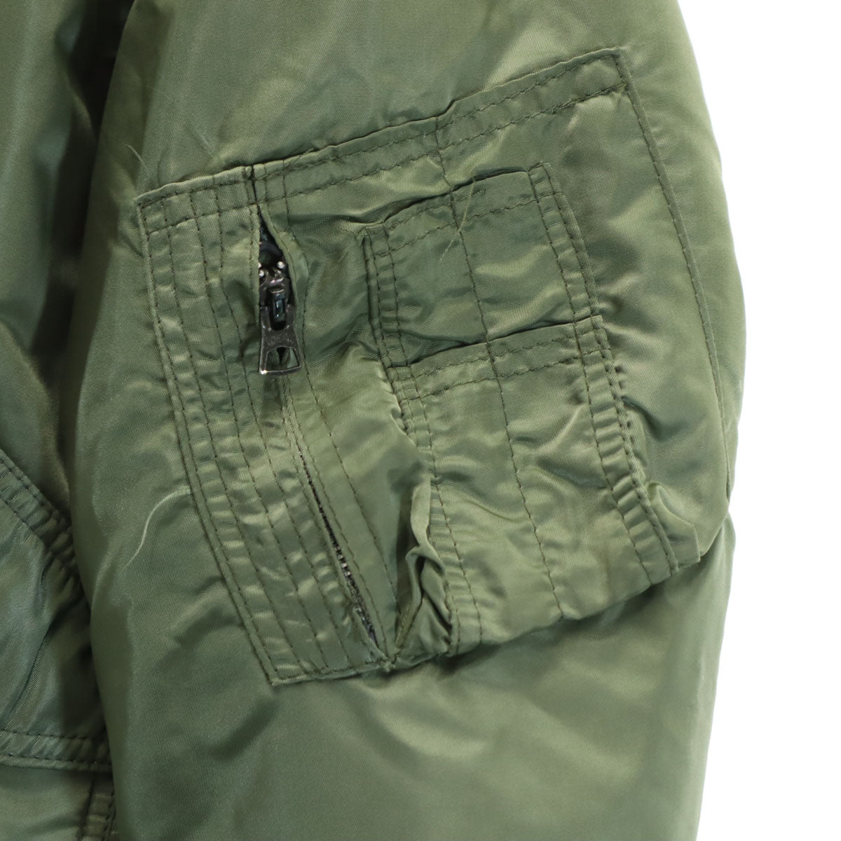 SQUADRON スクアドロン USA製 CWU45 民生品 フライトジャケット M カーキ メンズ