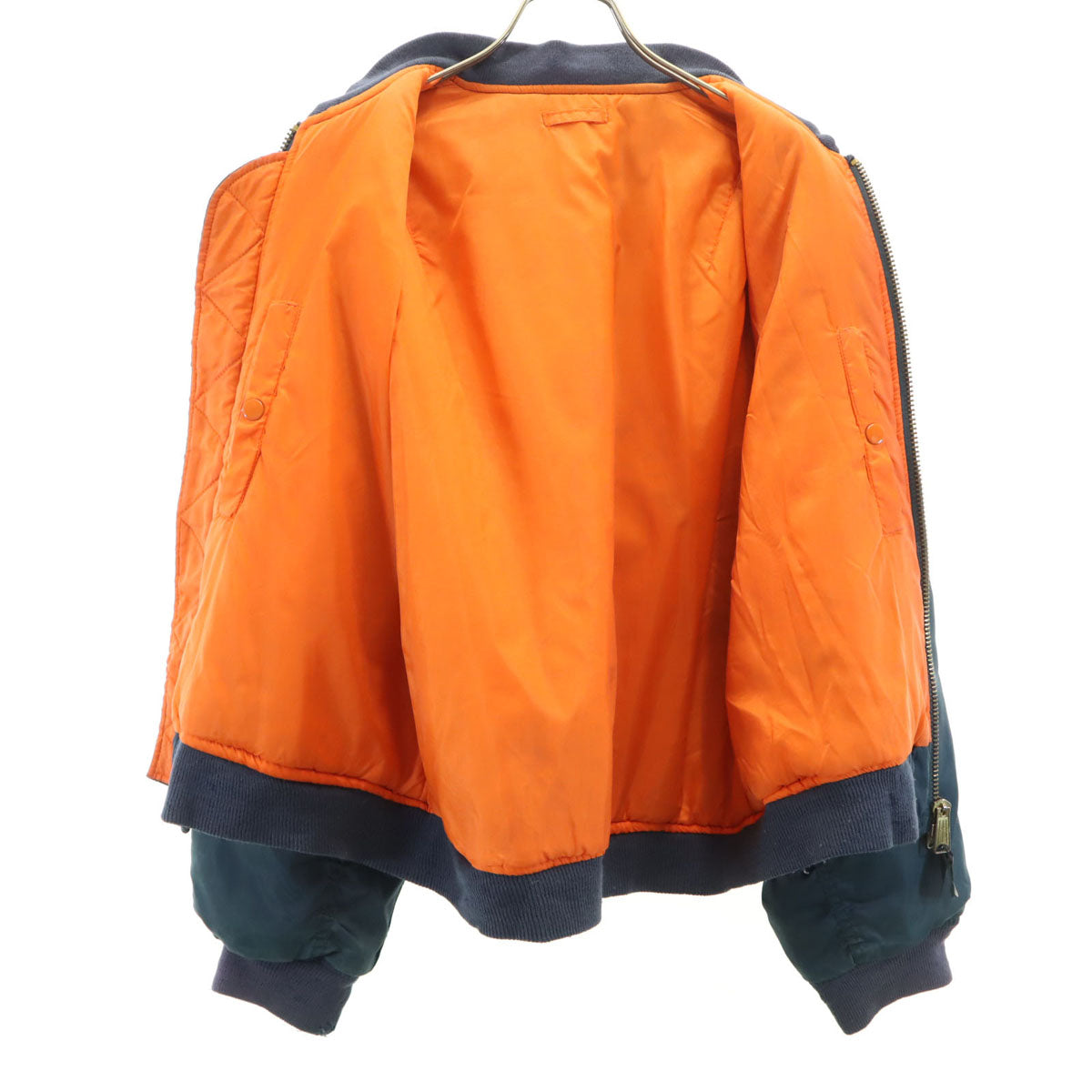 US AIR FORCE アメリカ空軍 オールド 民生品 MA-1 フライトジャケット M ネイビー メンズ