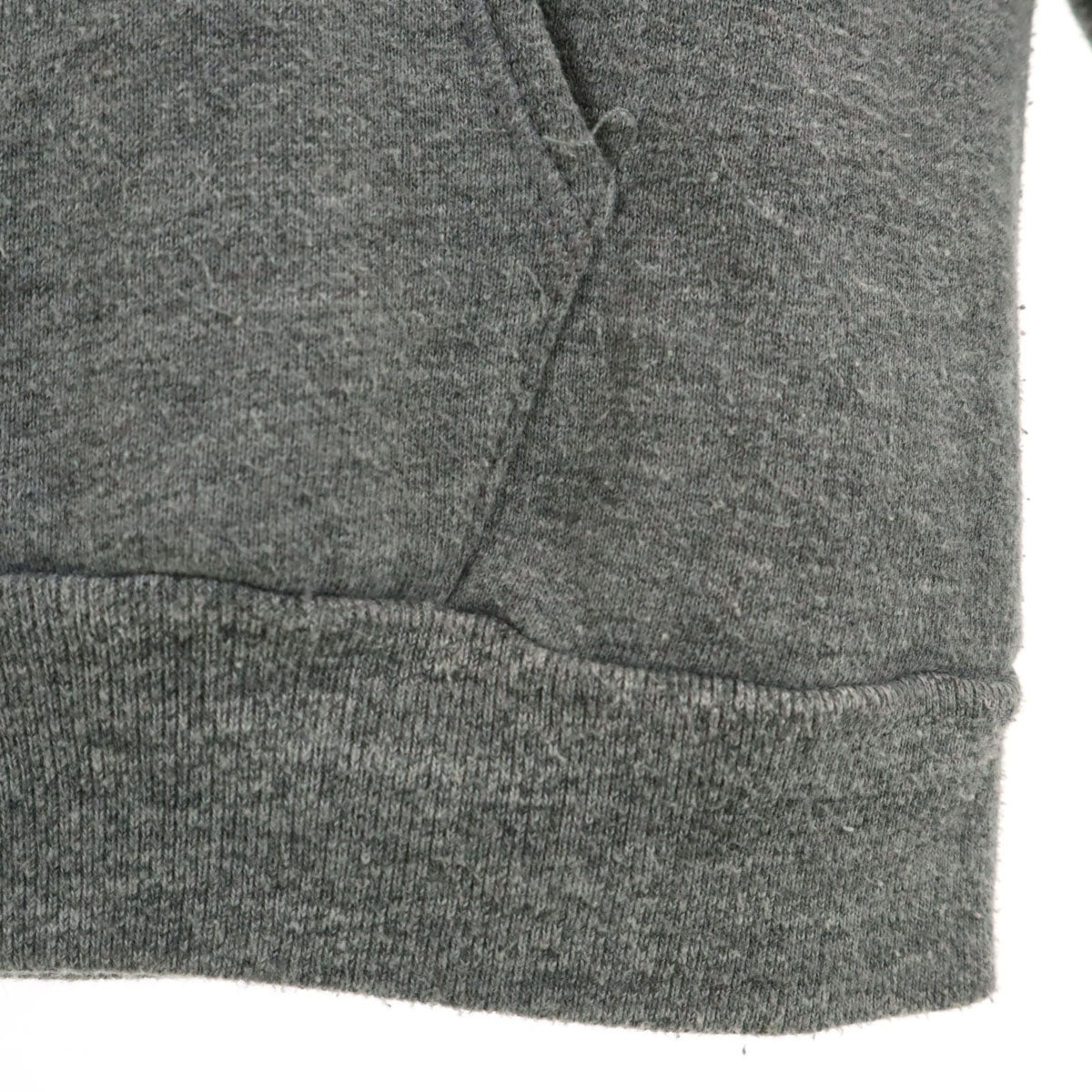 70s 80s USA製 カレッジ ヴィンテージ 長袖 スウェットパーカー S グレー 裏起毛 メンズ