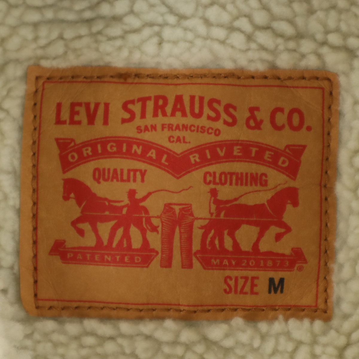 Levi's リーバイス ボア トラッカー ジャケット M ブラウン メンズ