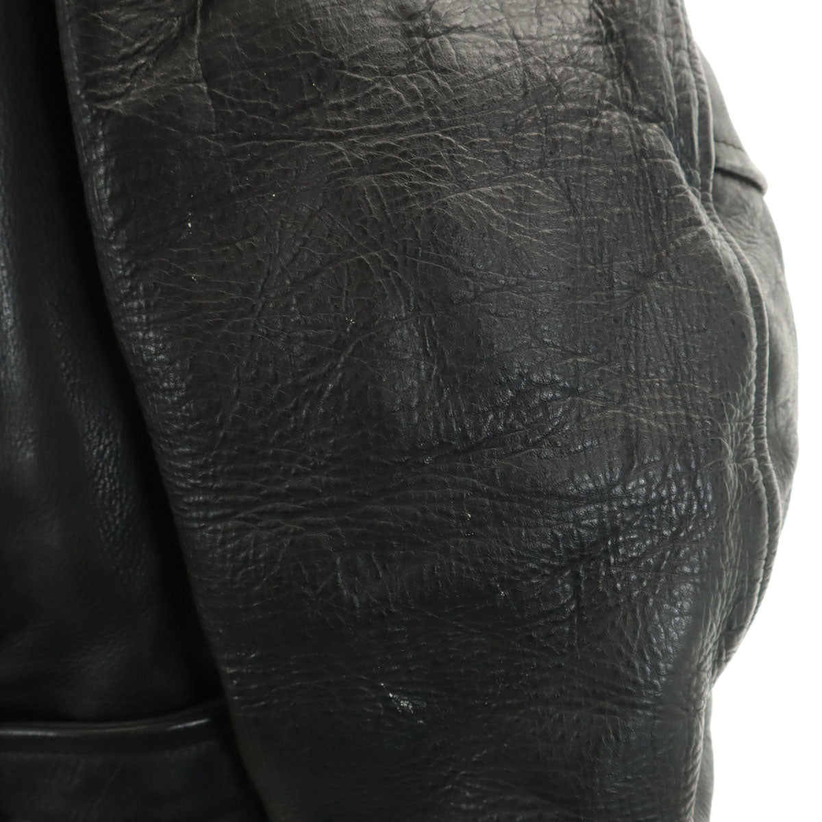 UNIK ユニック レザー ライダースジャケット ブラック メンズ