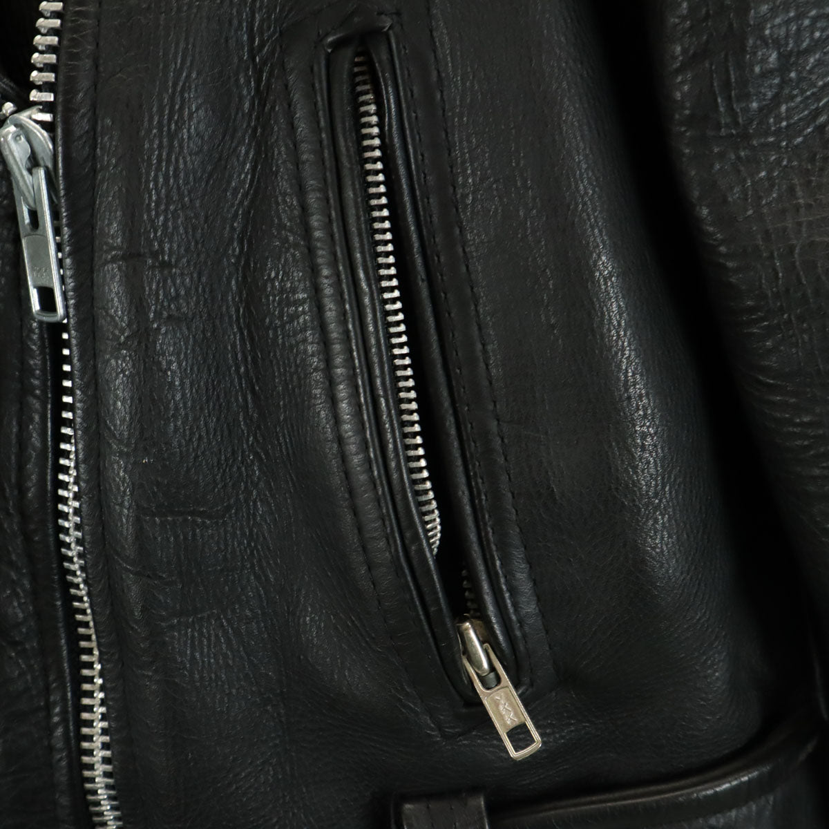 UNIK ユニック レザー ライダースジャケット ブラック メンズ