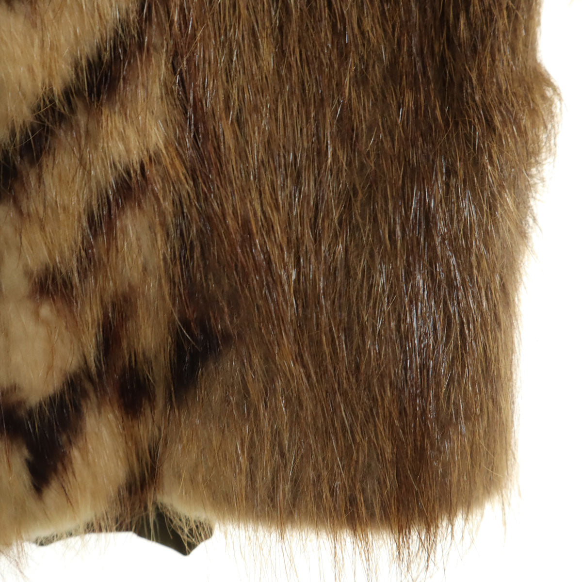 CASA LOPEZ 毛皮コート ブラウン レディース