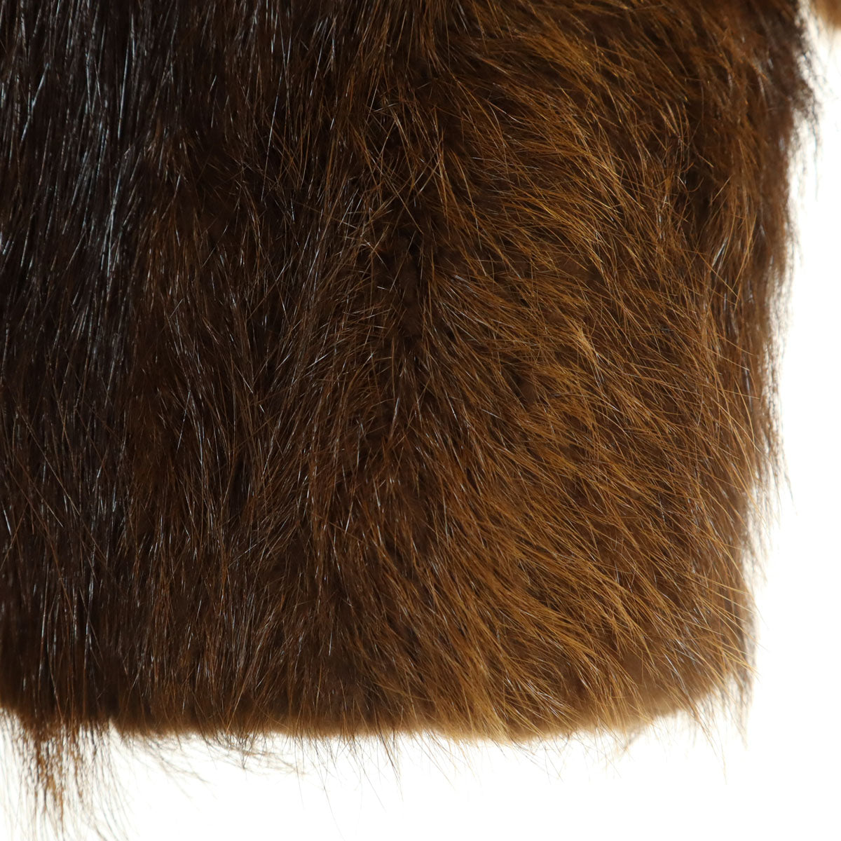 CASA LOPEZ 毛皮コート ブラウン レディース