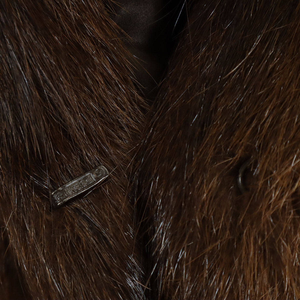 CASA LOPEZ 毛皮コート ブラウン レディース