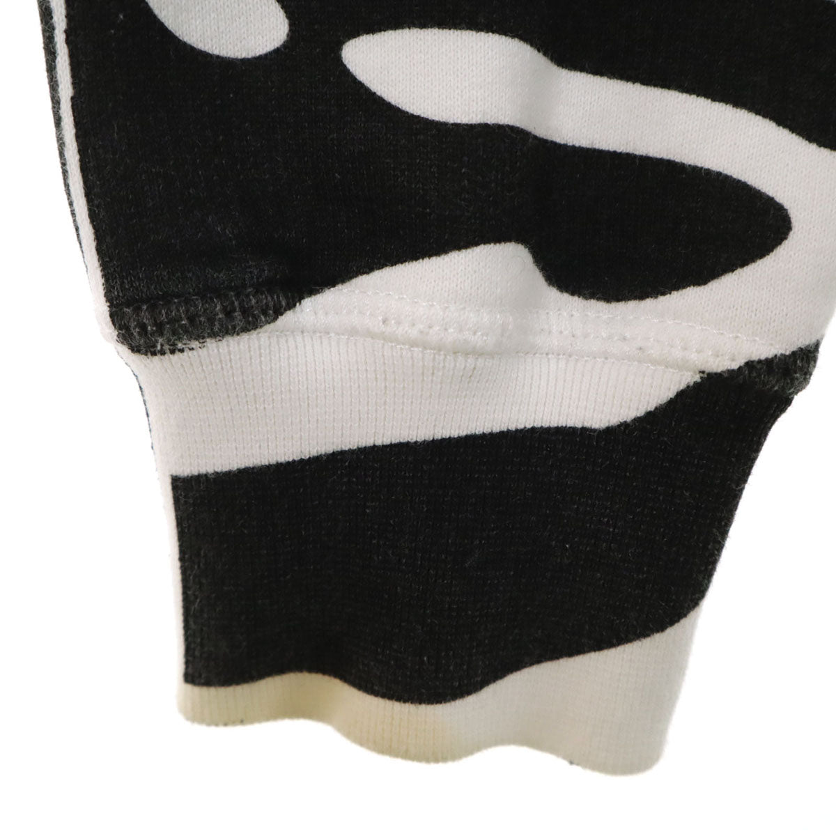 DSQUARED2 ディースクエアード イタリア製 ゼブラ柄 長袖 スウェット トレーナー XS ホワイト メンズ