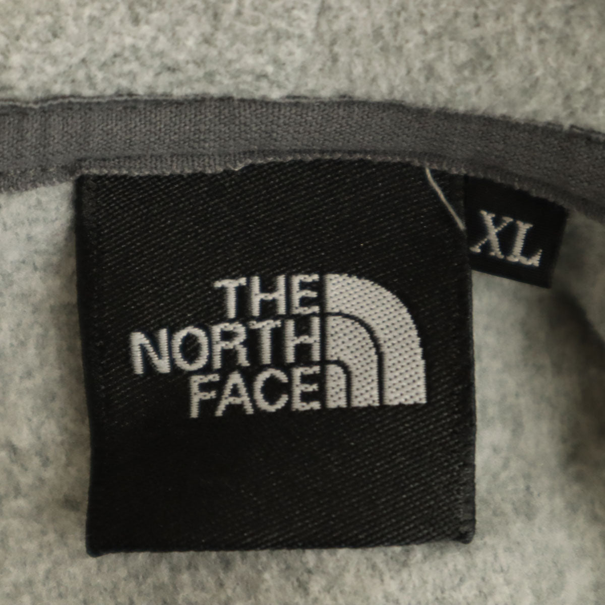 美品 THE NORTH FACE ノースフェイス 長袖 マイクロ フリース パーカー XL グレー NL72230 アウトドア メンズ