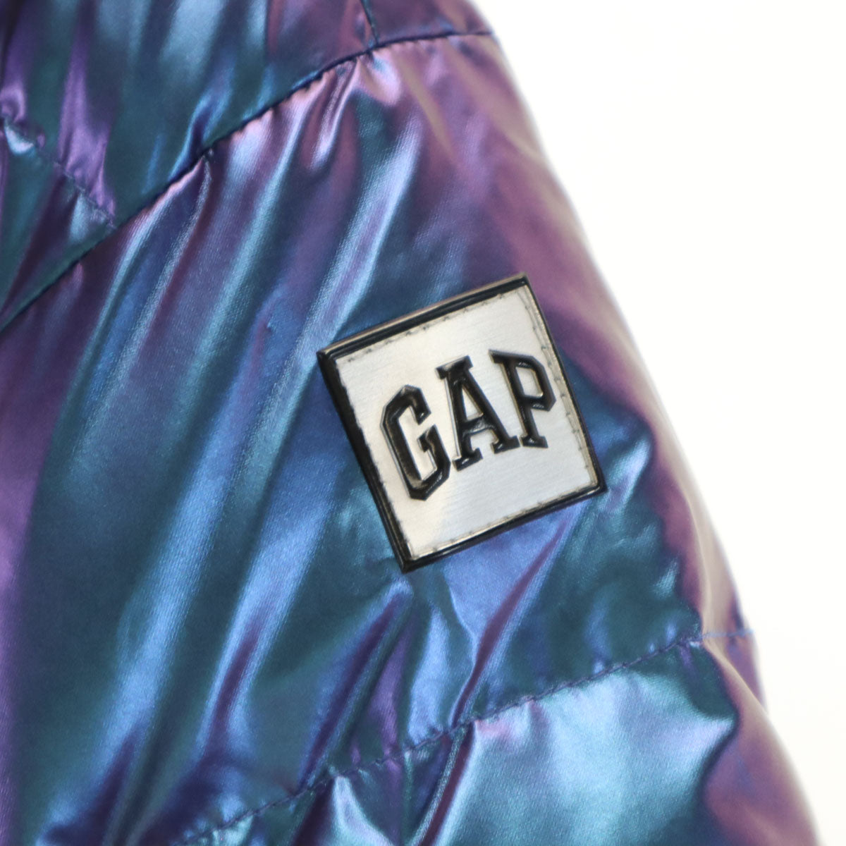 GAP ギャップ ダウンジャケット L メタルパープル レディース