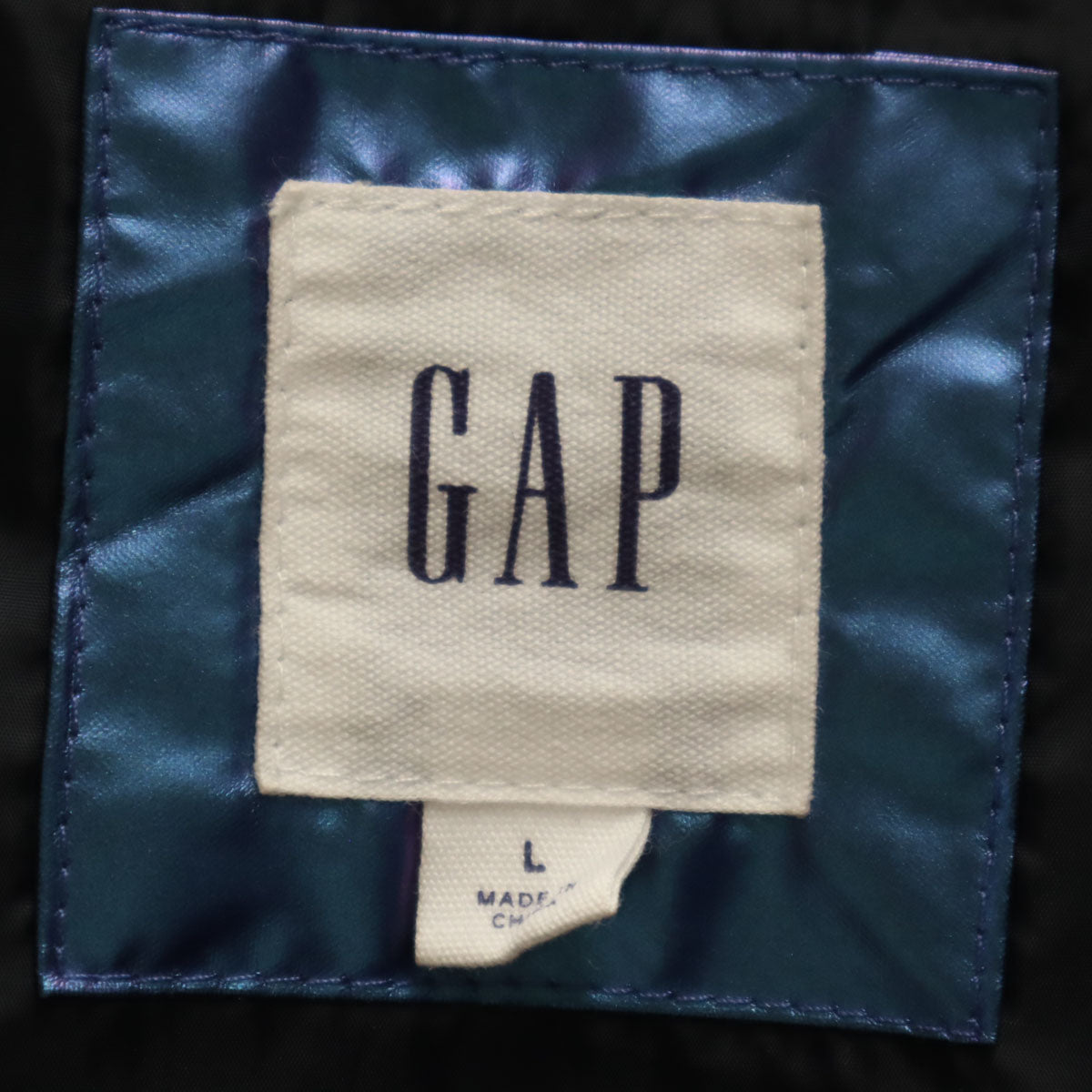 GAP ギャップ ダウンジャケット L メタルパープル レディース