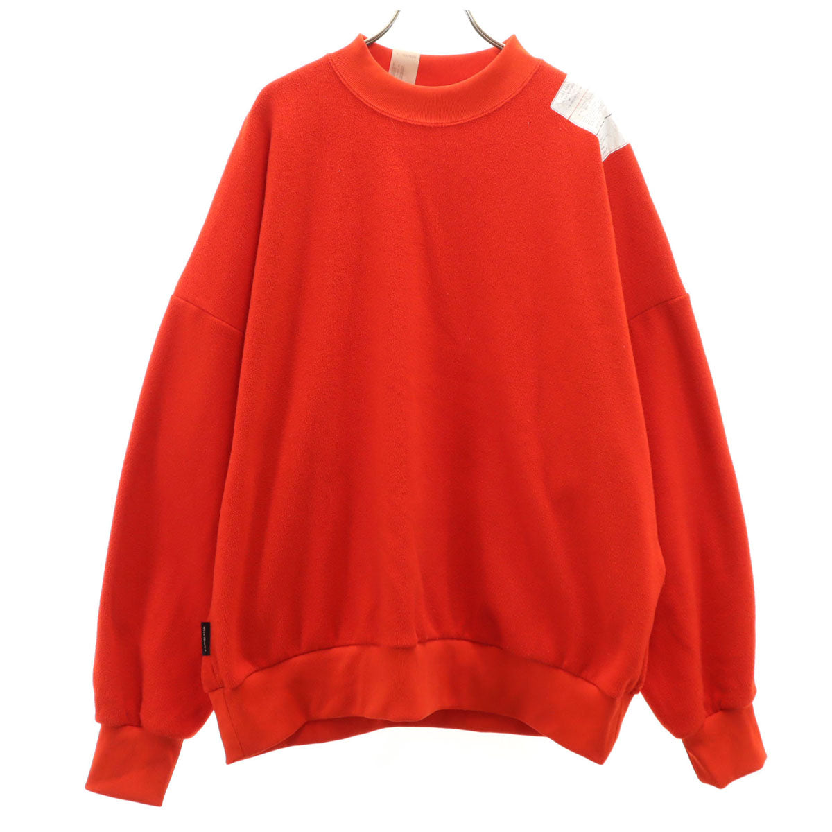 N.HOOLYWOOD エヌハリウッド 日本製 長袖 クルーネック フリース トレーナー 38 レッド メンズ
