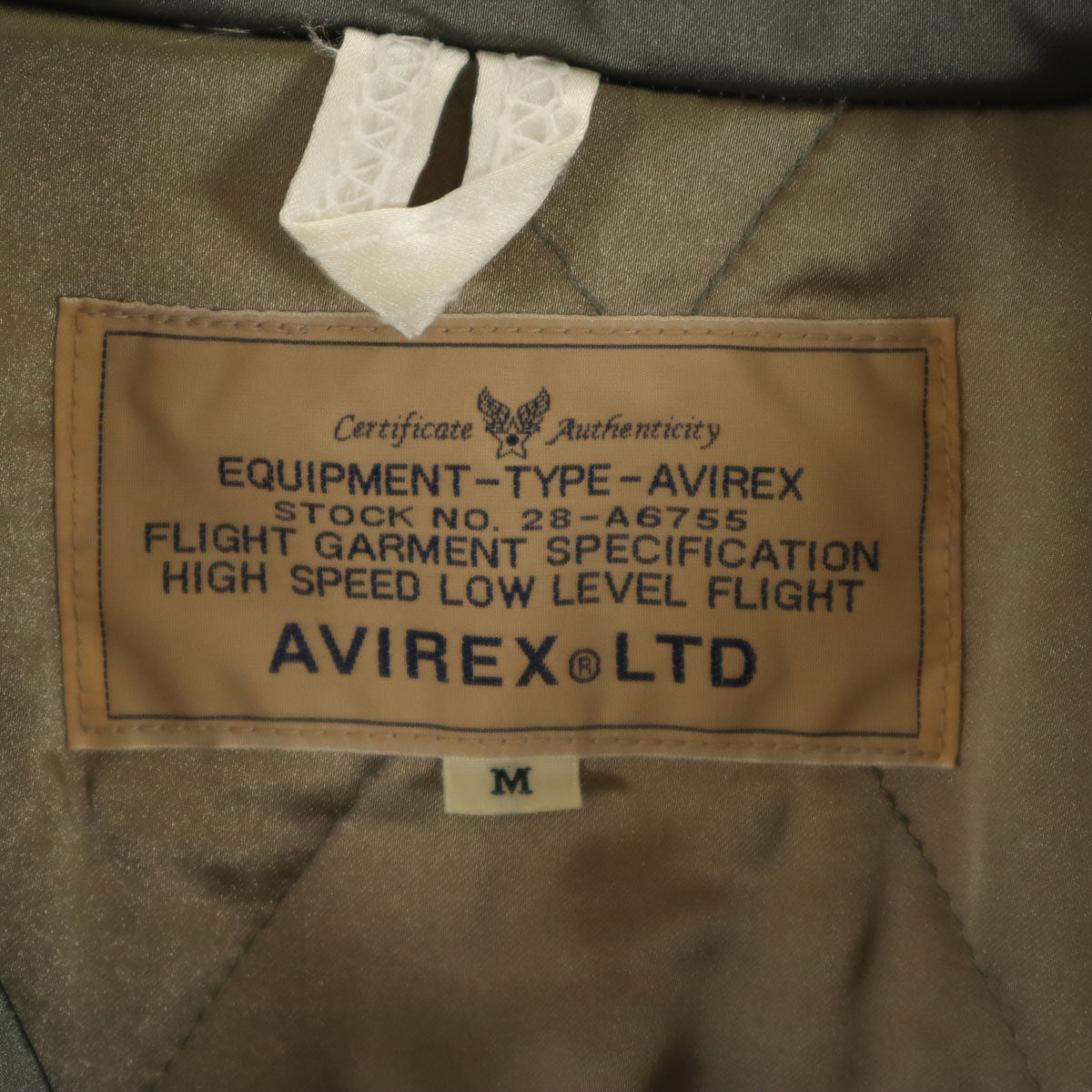 AVIREX アヴィレックス バック 刺繍 ブルゾン M グレー系 メンズ