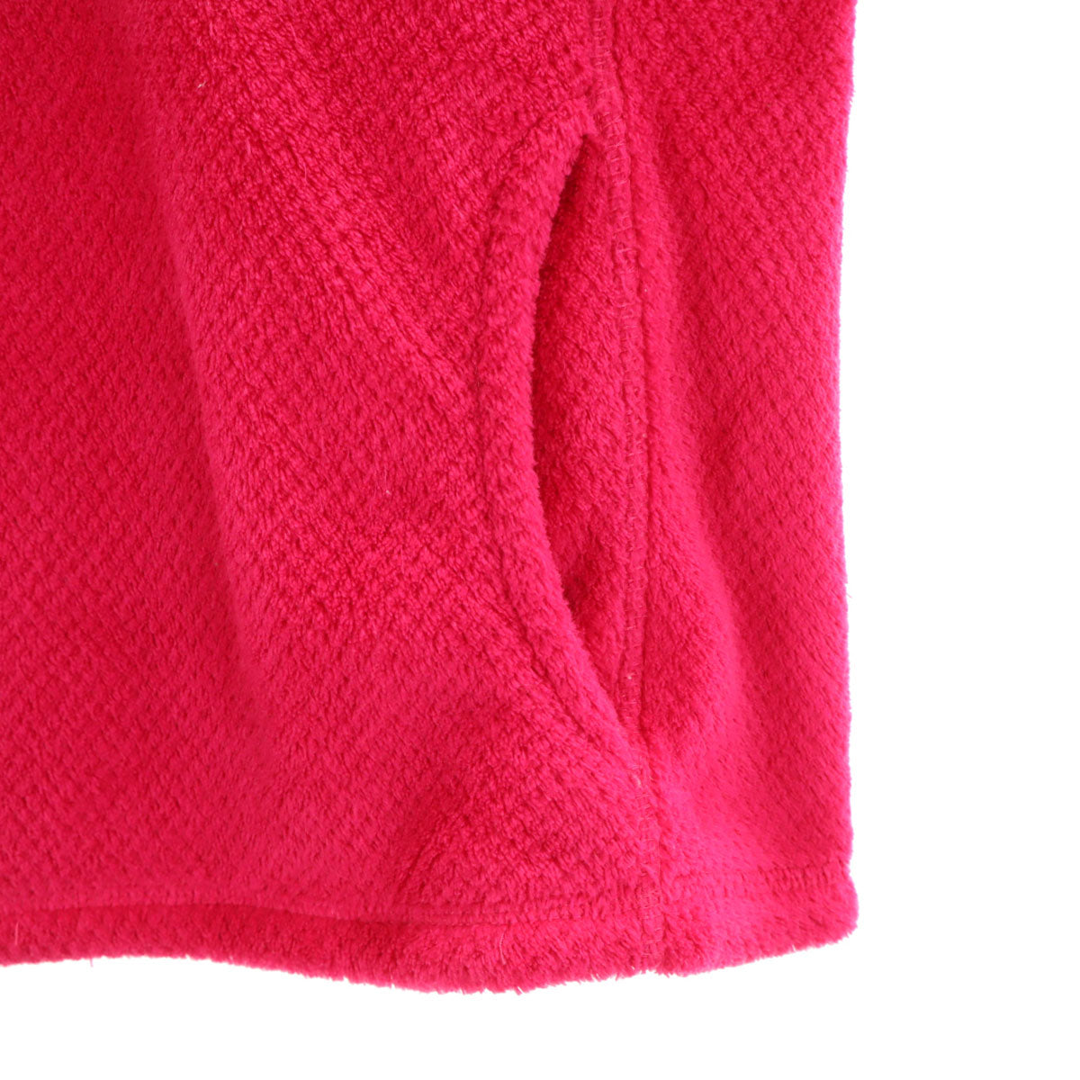 美品 patagonia パタゴニア スナップT フリースジャケット XL ピンク 65585FA14 アウトドア プルオーバー キッズ