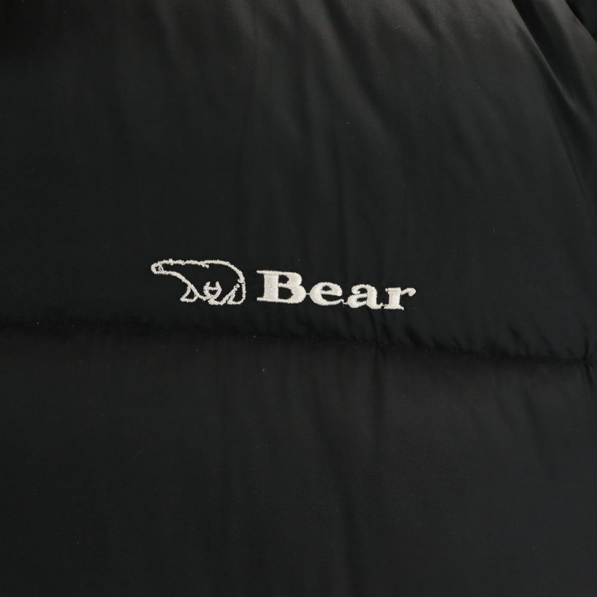 Bear ベアー ダウンジャケット S ブラック リバーシブル メンズ