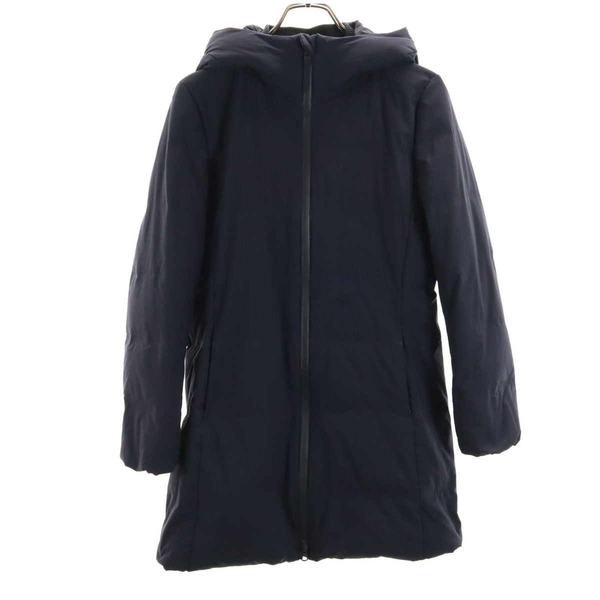 UNIQLO ユニクロ シームレス ダウンコート S ネイビー レディース