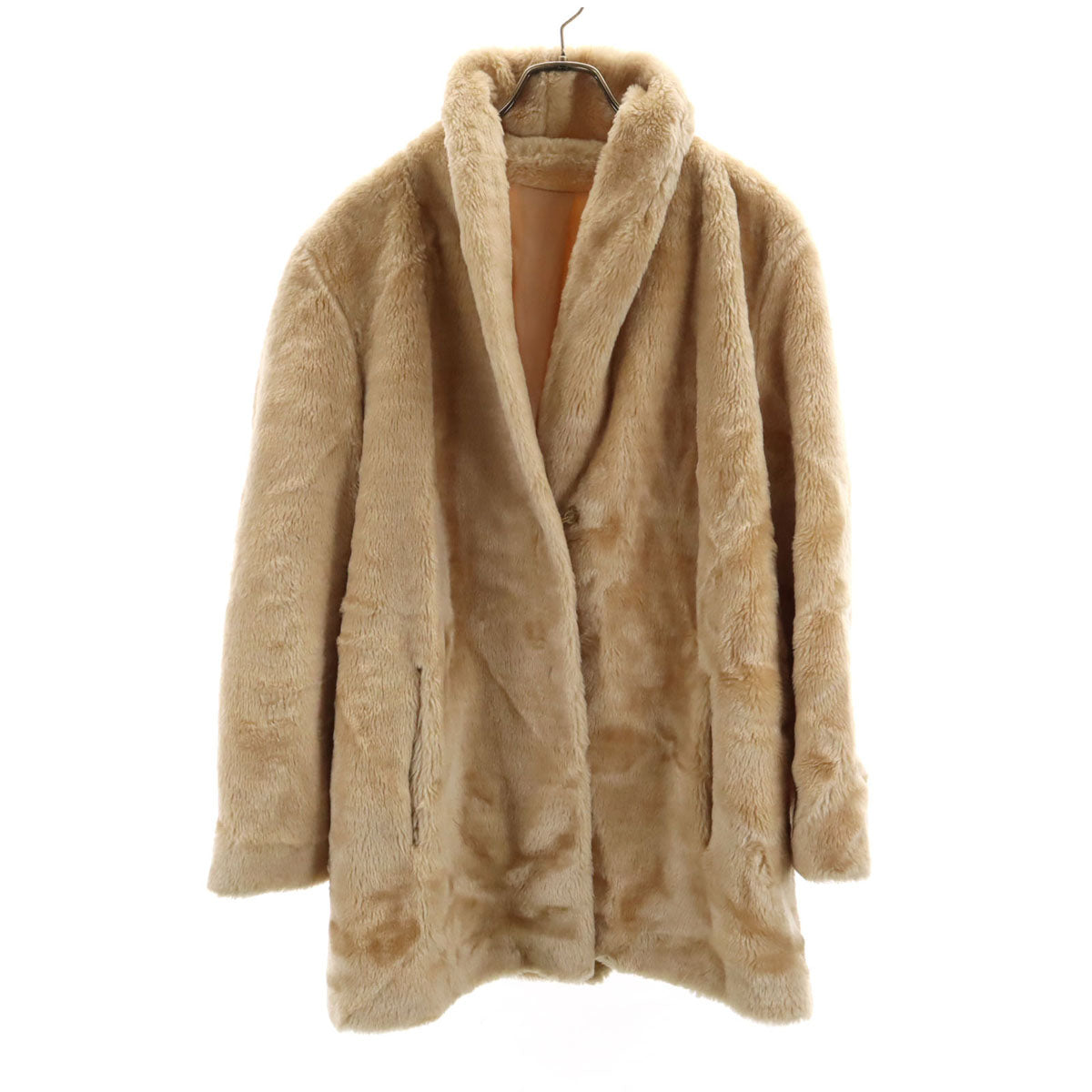 80s USA製 ヴィンテージ コート 16 ベージュ レディース