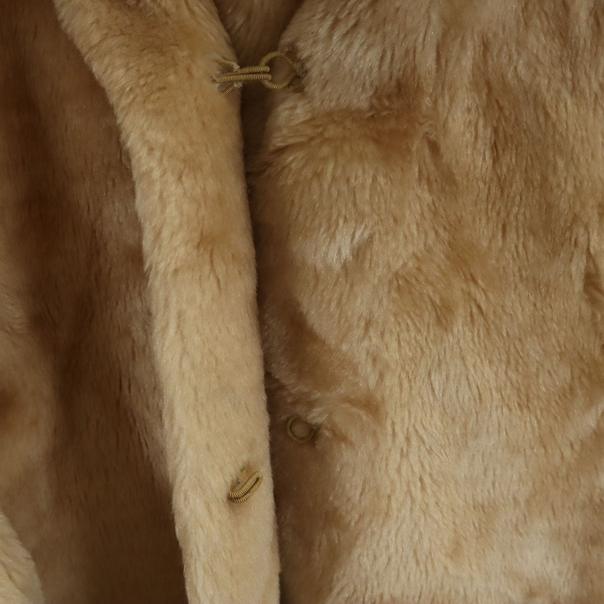 80s USA製 ヴィンテージ コート 16 ベージュ レディース