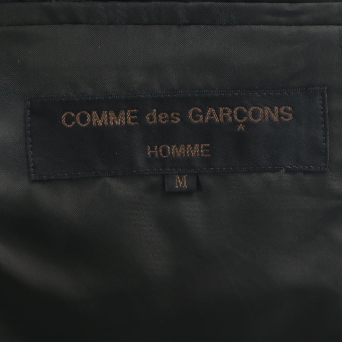 COMME des GARCONS HOMME コムデギャルソンオム 90s 1997年 日本製 ウール100% オールド ストライプ柄 スーツ 上下 セットアップ M ブラック メンズ