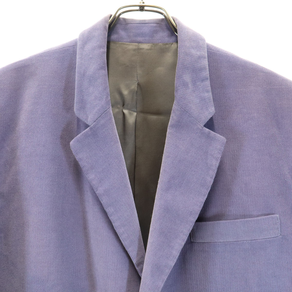 A.P.C. アーペーセー フランス製 コーデュロイ テーラードジャケット 上下 セットアップ S/32 パープル系 ボタンフライ メンズ