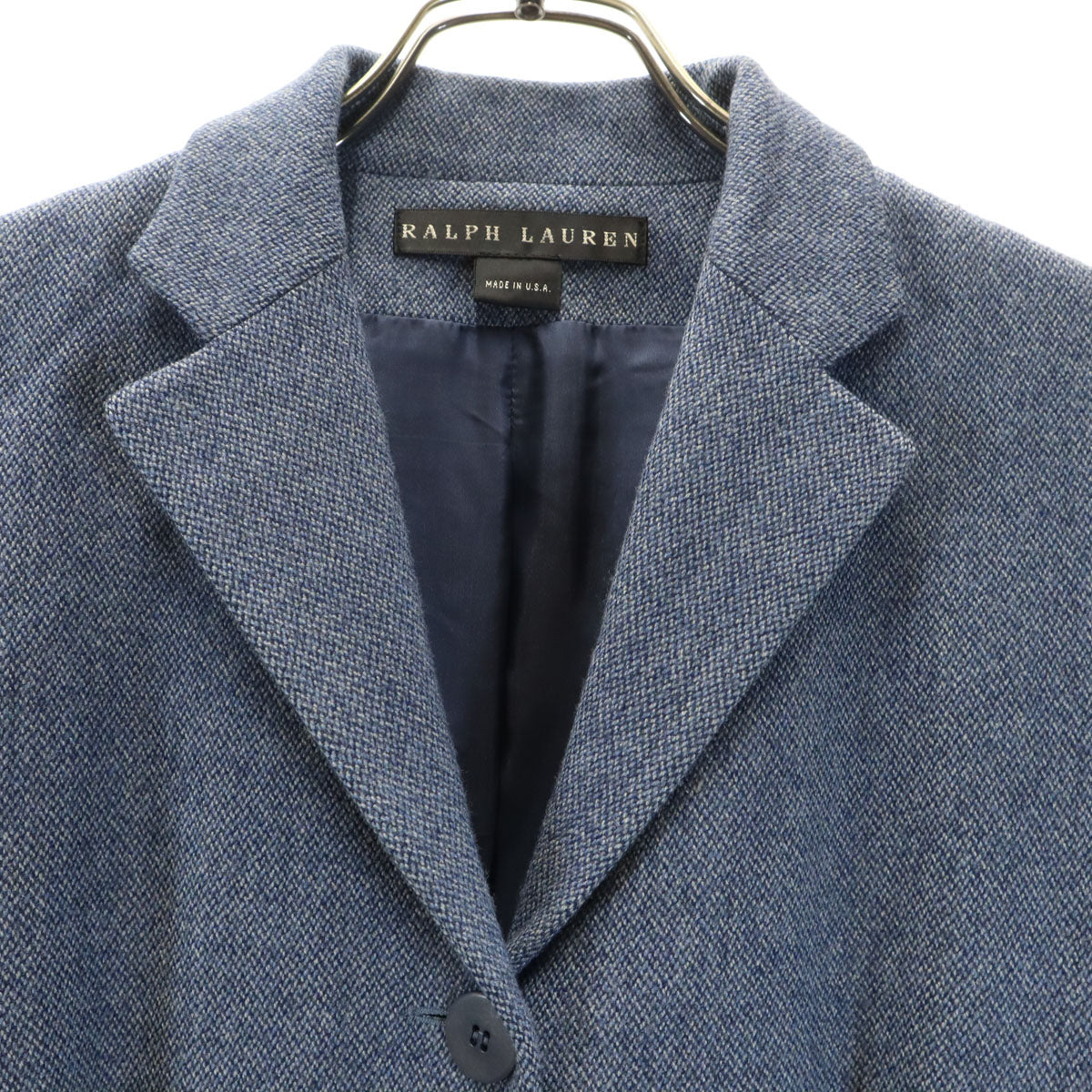 RALPH LAUREN ラルフローレン USA製 パンツスーツ 上下 セットアップ 4/2 ネイビー系 3点セット レディース